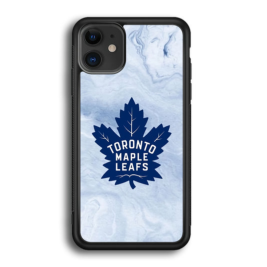 Toronto Maple Leafs Marble Logo iPhone 12 Case
