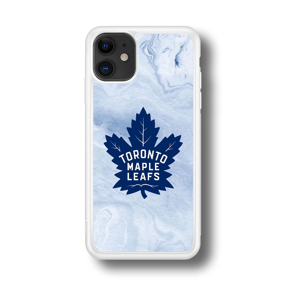 Toronto Maple Leafs Marble Logo iPhone 11 Case