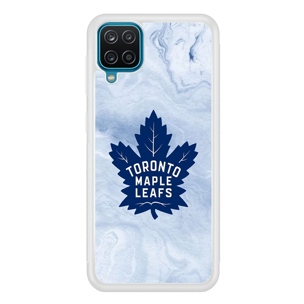 Toronto Maple Leafs Marble Logo Samsung Galaxy A12 Case