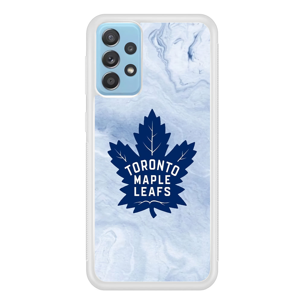Toronto Maple Leafs Marble Logo Samsung Galaxy A72 Case