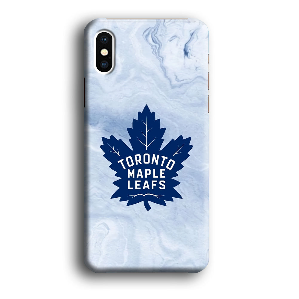 Toronto Maple Leafs Marble Logo iPhone Xs Max Case