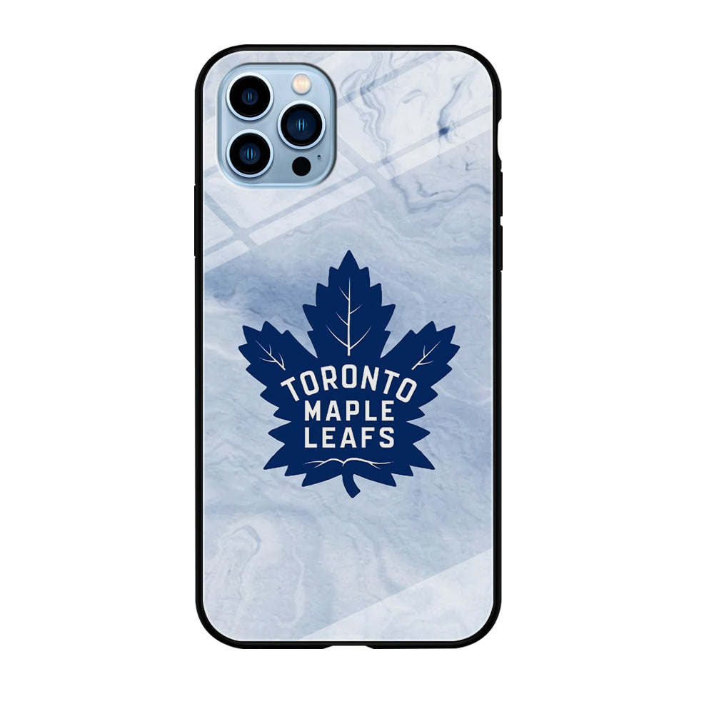 Toronto Maple Leafs Marble Logo iPhone 12 Pro Case