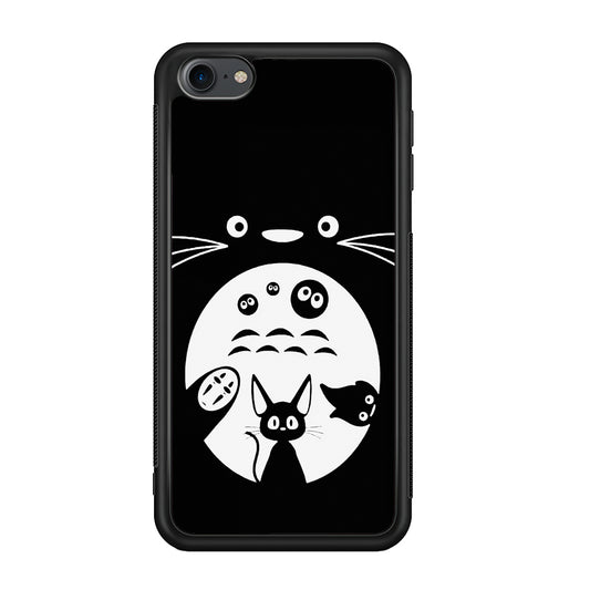 Totoro And Friends Silhouette Art iPod Touch 6 Case