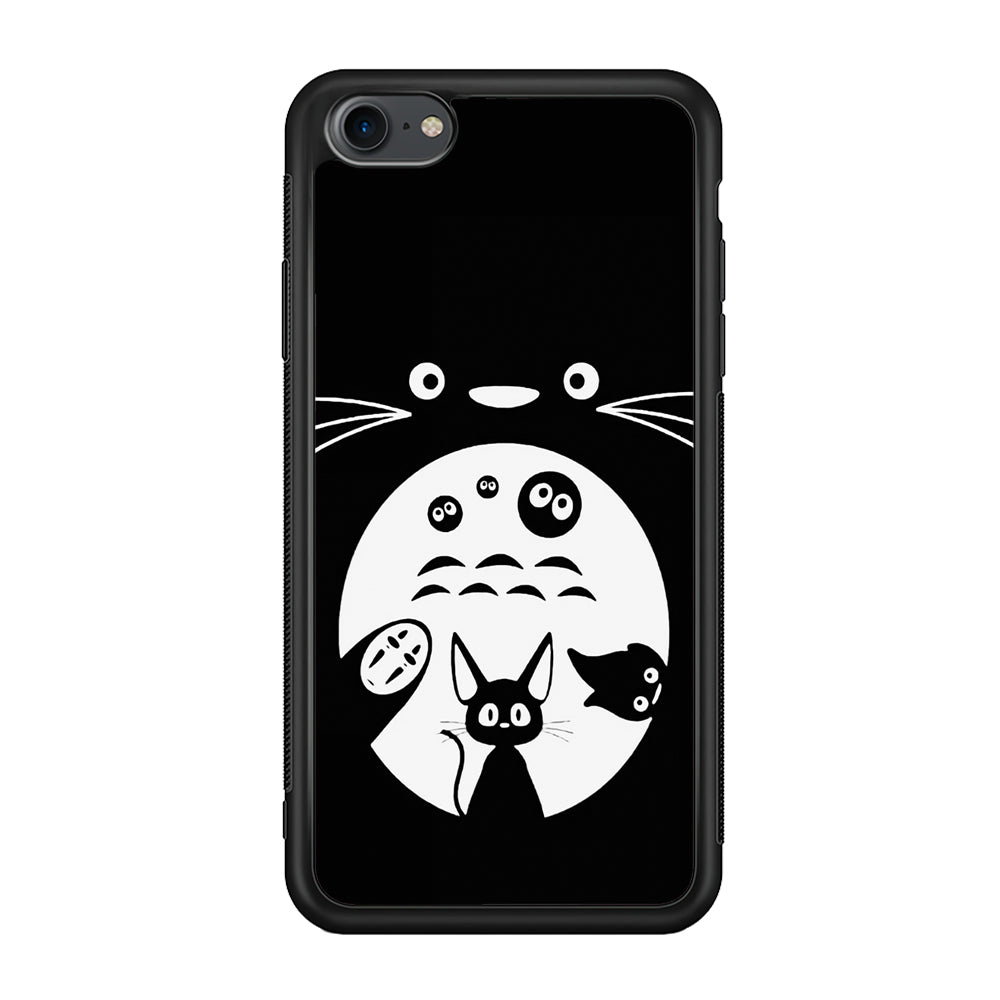 Totoro And Friends Silhouette Art iPhone 8 Case