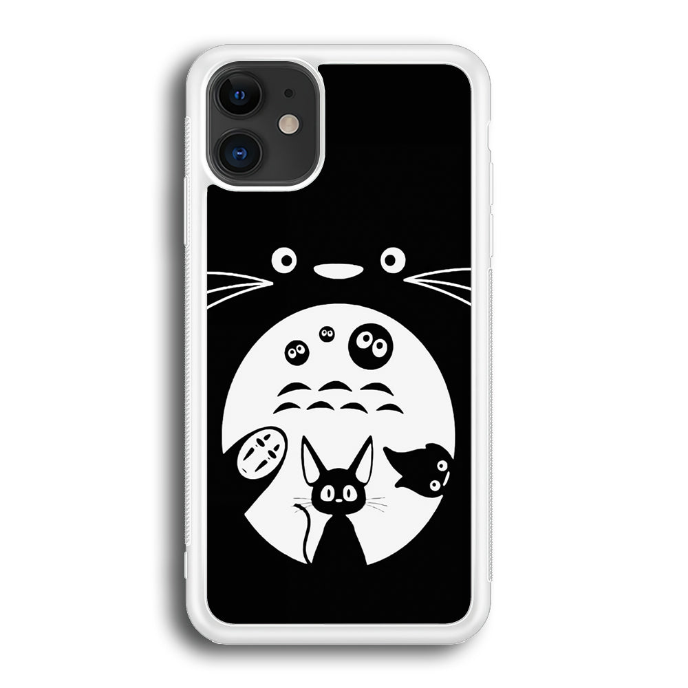 Totoro And Friends Silhouette Art iPhone 12 Case