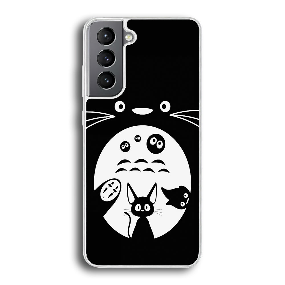 Totoro And Friends Silhouette Art Samsung Galaxy S21 Plus Case