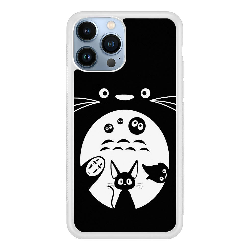 Totoro And Friends Silhouette Art iPhone 14 Pro Case