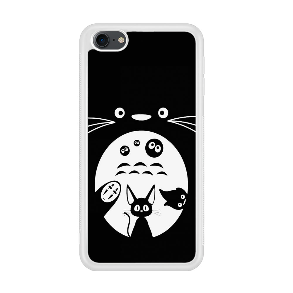 Totoro And Friends Silhouette Art iPod Touch 6 Case