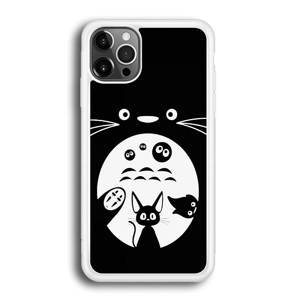 Totoro And Friends Silhouette Art iPhone 12 Pro Max Case