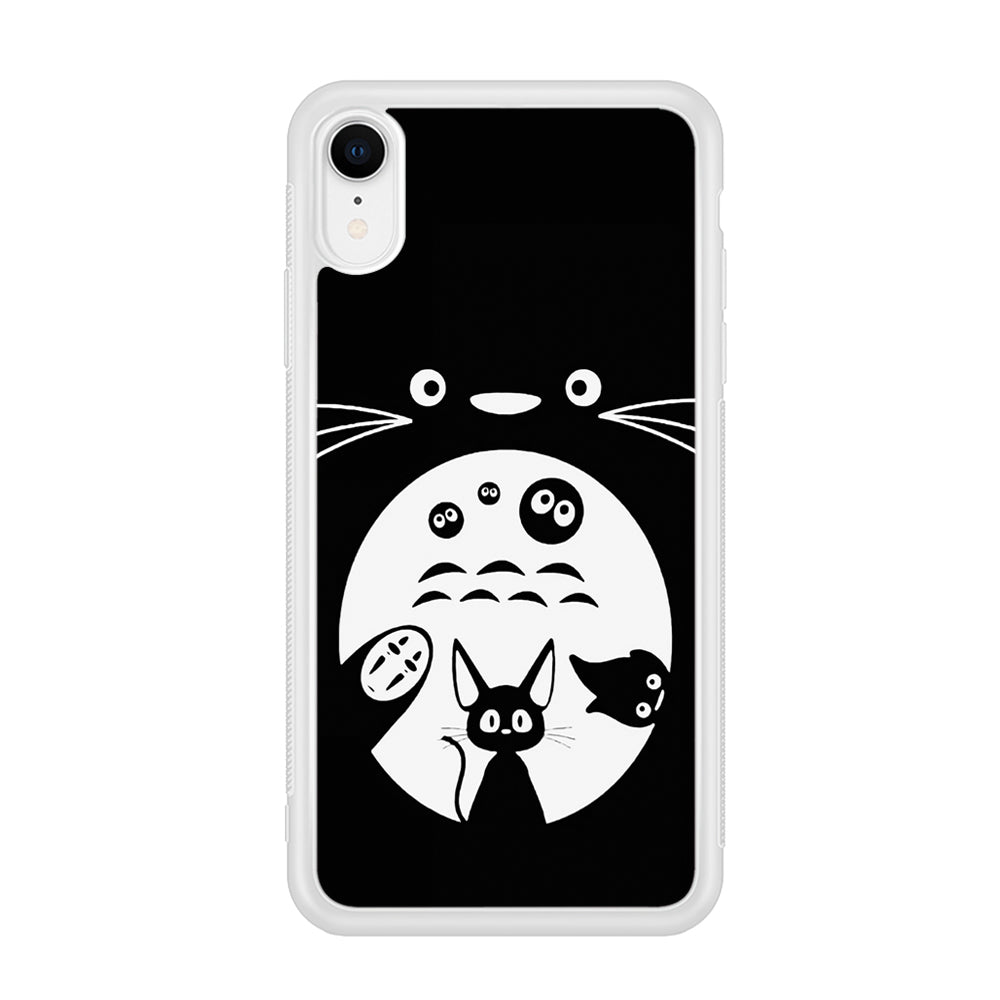 Totoro And Friends Silhouette Art iPhone XR Case