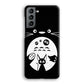 Totoro And Friends Silhouette Art Samsung Galaxy S21 Plus Case