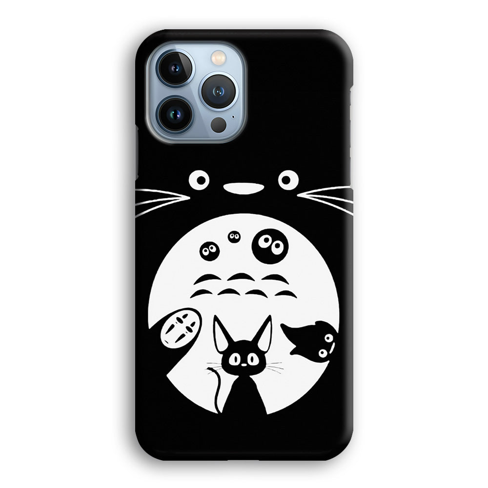 Totoro And Friends Silhouette Art iPhone 14 Pro Case