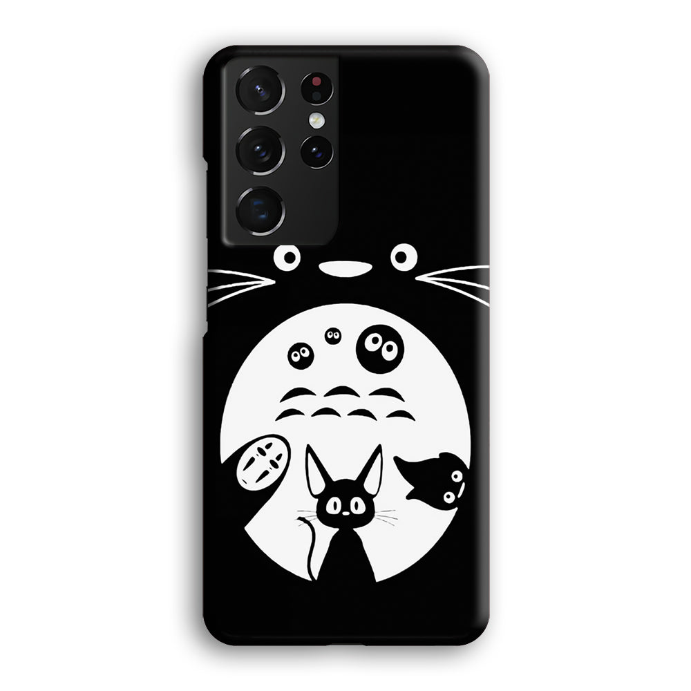 Totoro And Friends Silhouette Art Samsung Galaxy S21 Ultra Case