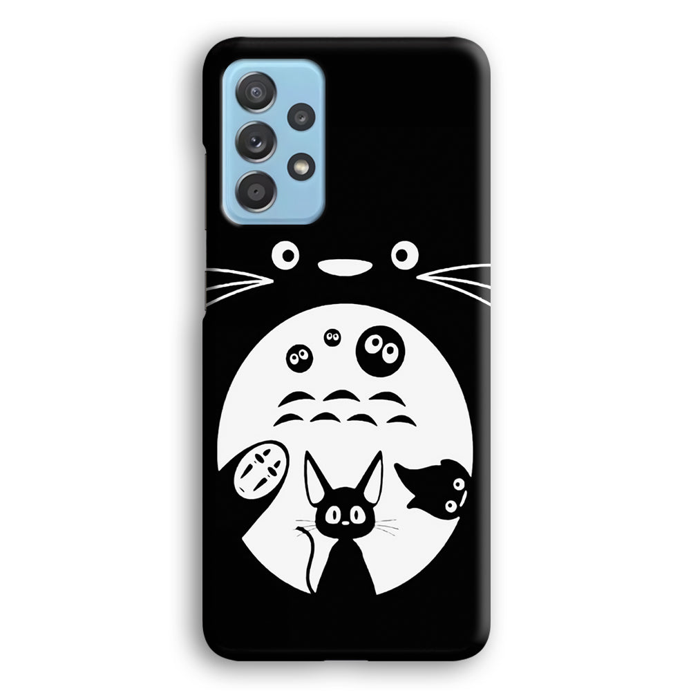 Totoro And Friends Silhouette Art Samsung Galaxy A52 Case