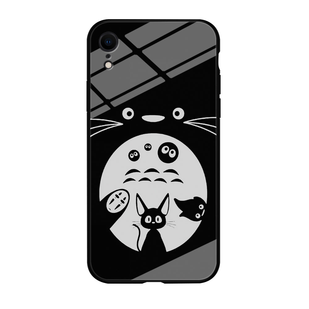 Totoro And Friends Silhouette Art iPhone XR Case