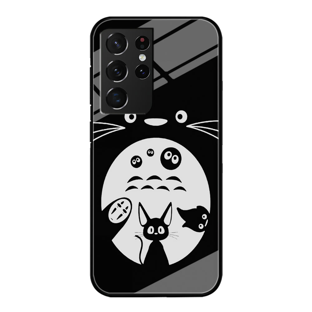 Totoro And Friends Silhouette Art Samsung Galaxy S21 Ultra Case