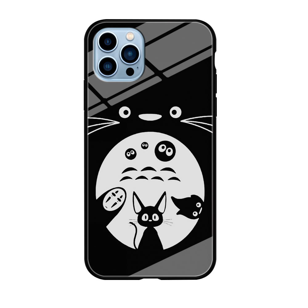 Totoro And Friends Silhouette Art iPhone 12 Pro Max Case