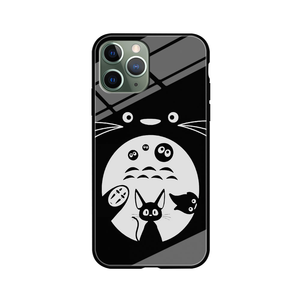 Totoro And Friends Silhouette Art iPhone 11 Pro Max Case