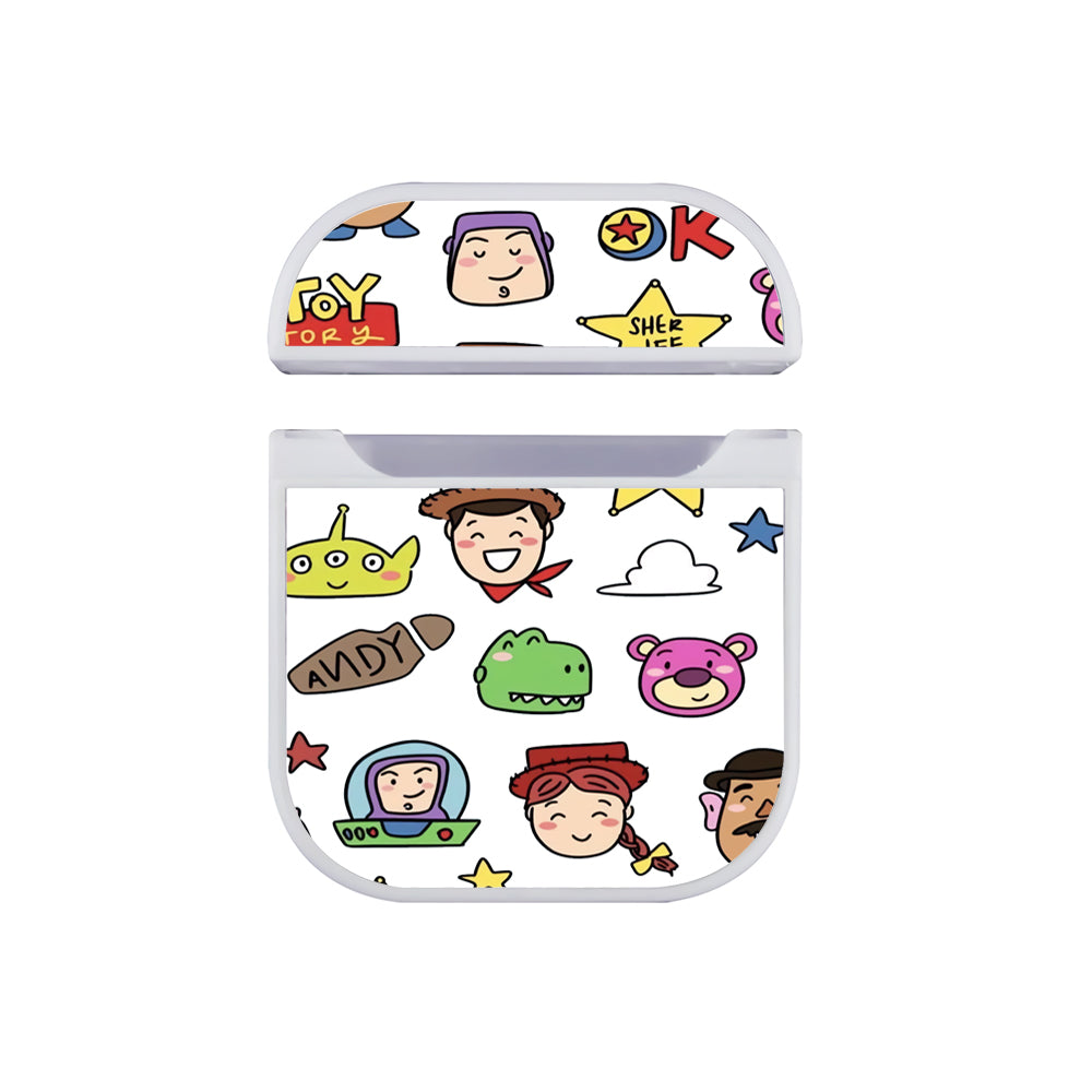 Toy Story Icon Hard Plastic Case Cover For Apple Airpods