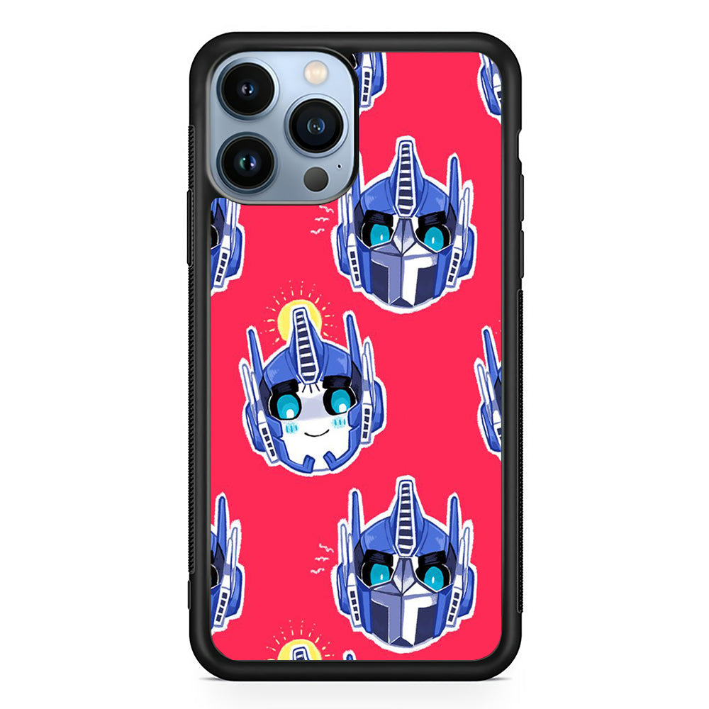 Transformers Red Doodle iPhone 15 Pro Case