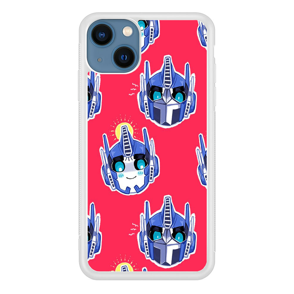Transformers Red Doodle iPhone 15 Plus Case
