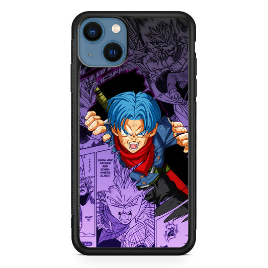 Trunks Dragonball Character iPhone 15 Plus Case