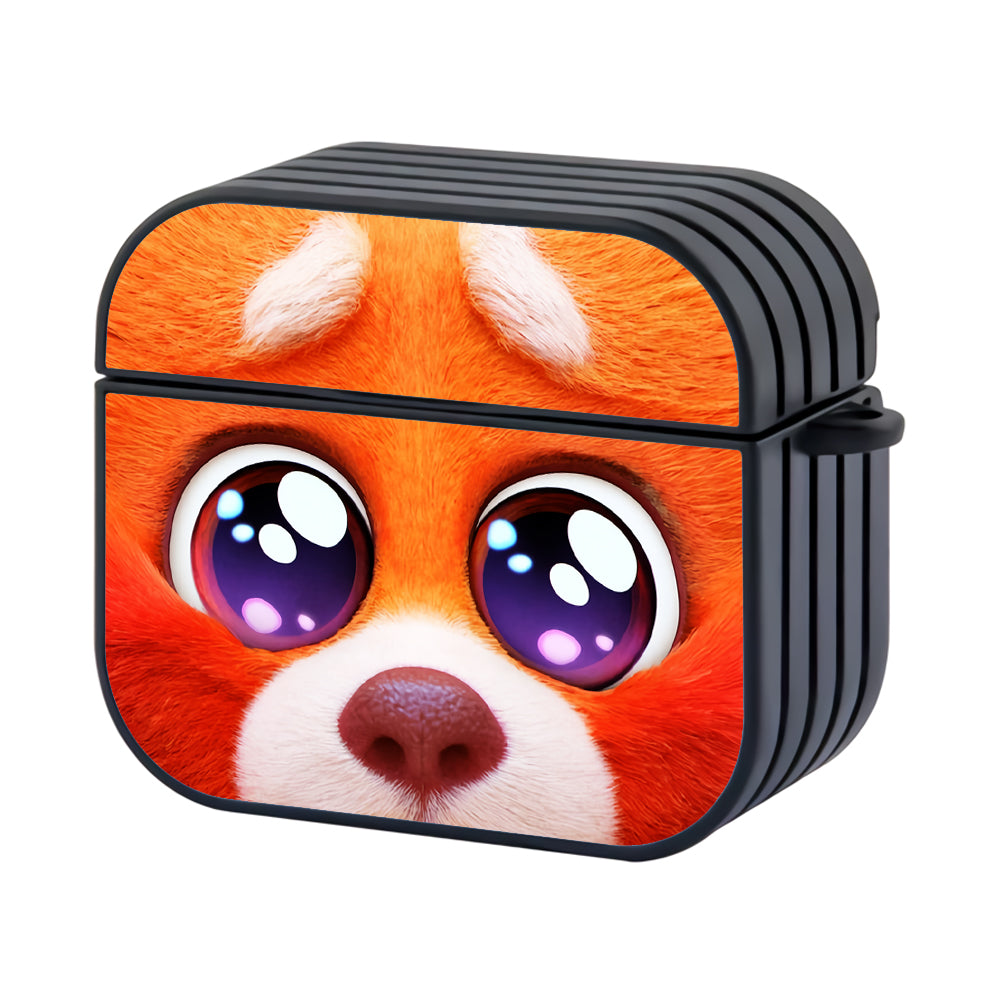 Turning Red Cute Face Hard Plastic Case Cover For Apple Airpods 3 - Ezzystore