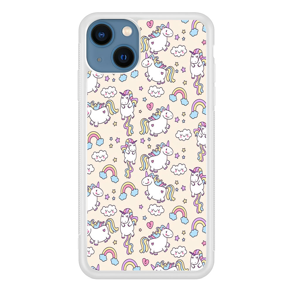Unicorn Rainbow iPhone 15 Plus Case