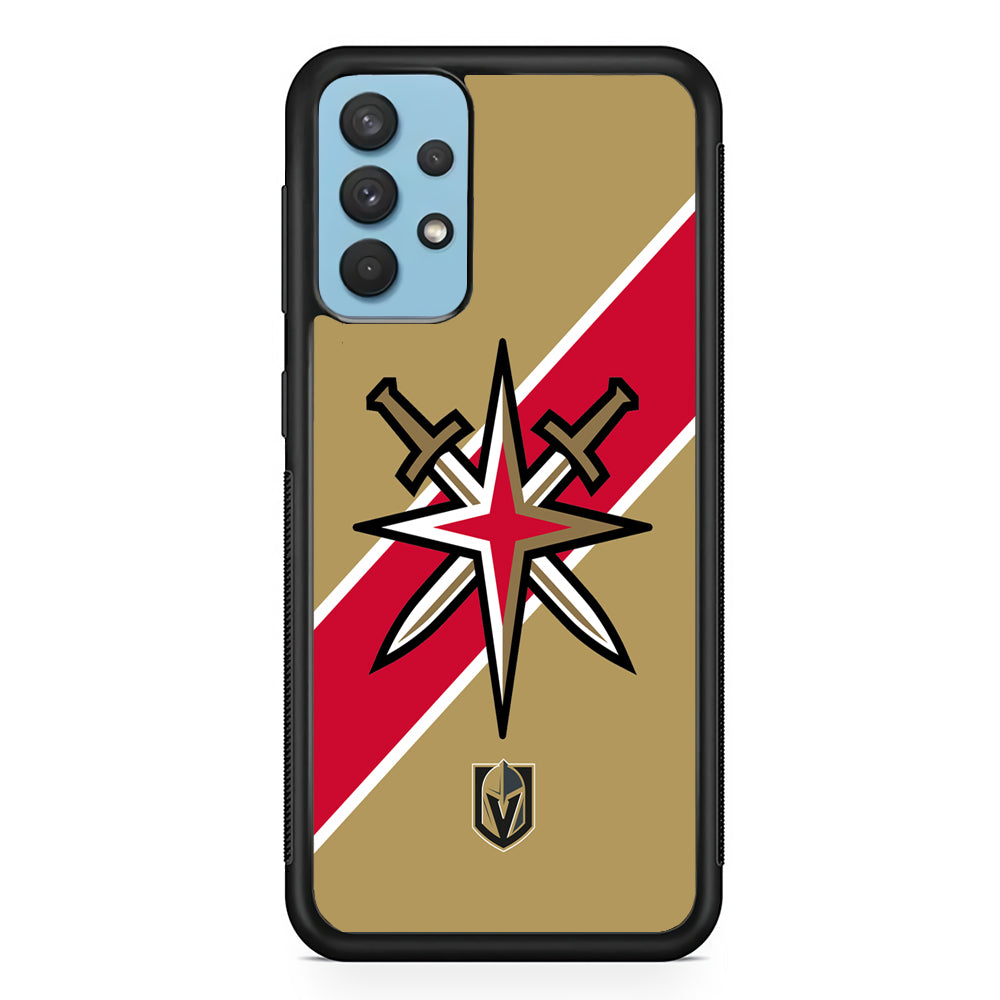 Vegas Golden Knights Red Stripe Samsung Galaxy A32 Case