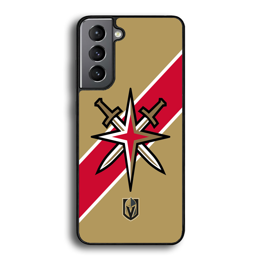 Vegas Golden Knights Red Stripe Samsung Galaxy S21 Case