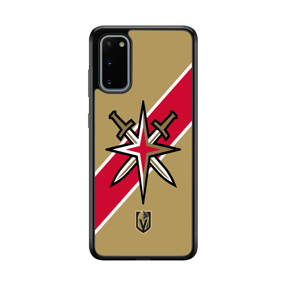 Vegas Golden Knights Red Stripe Samsung Galaxy S20 Case