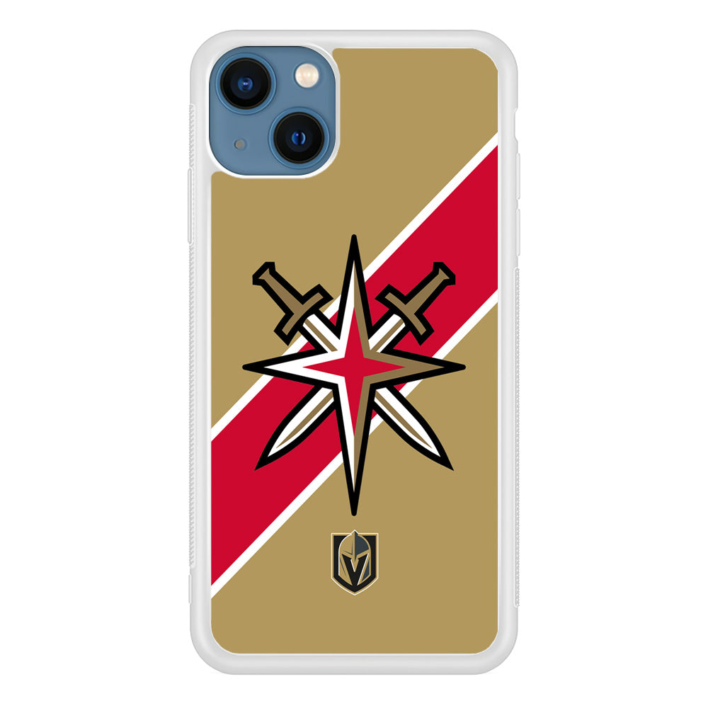 Vegas Golden Knights Red Stripe iPhone 13 Case