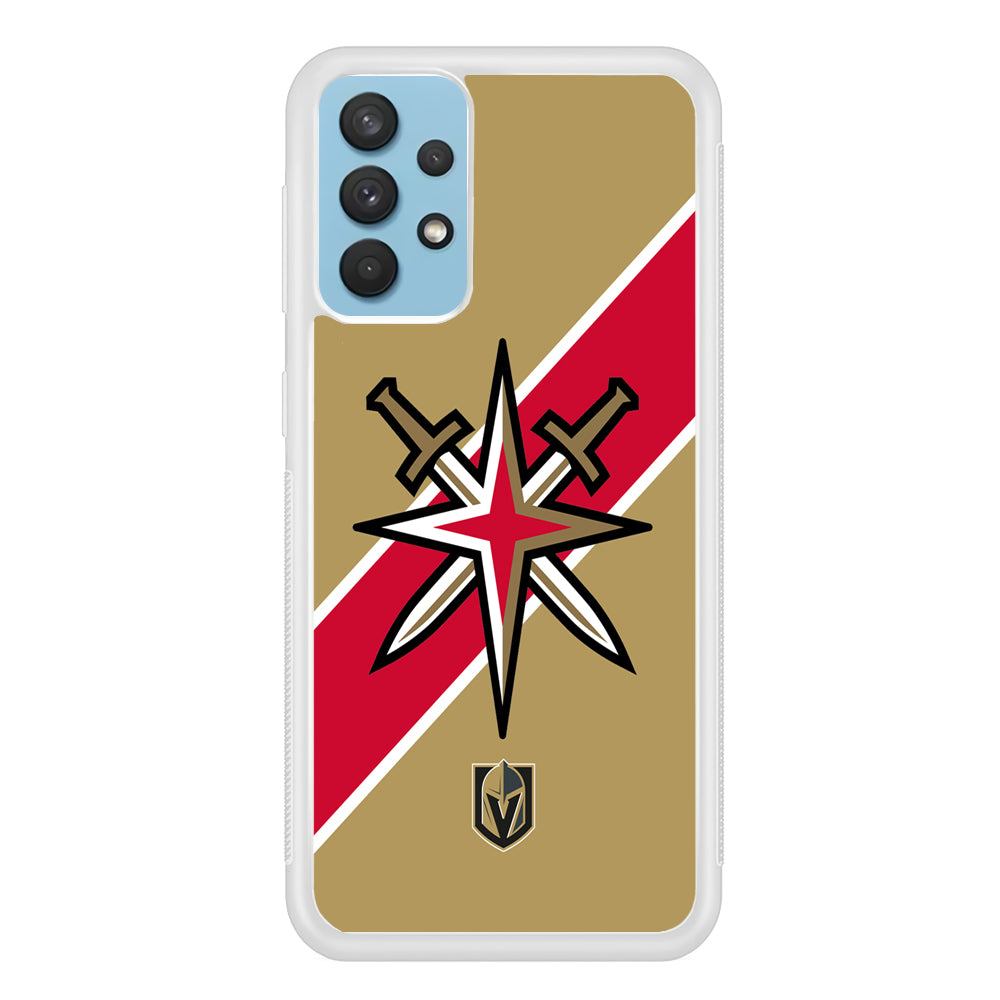 Vegas Golden Knights Red Stripe Samsung Galaxy A32 Case