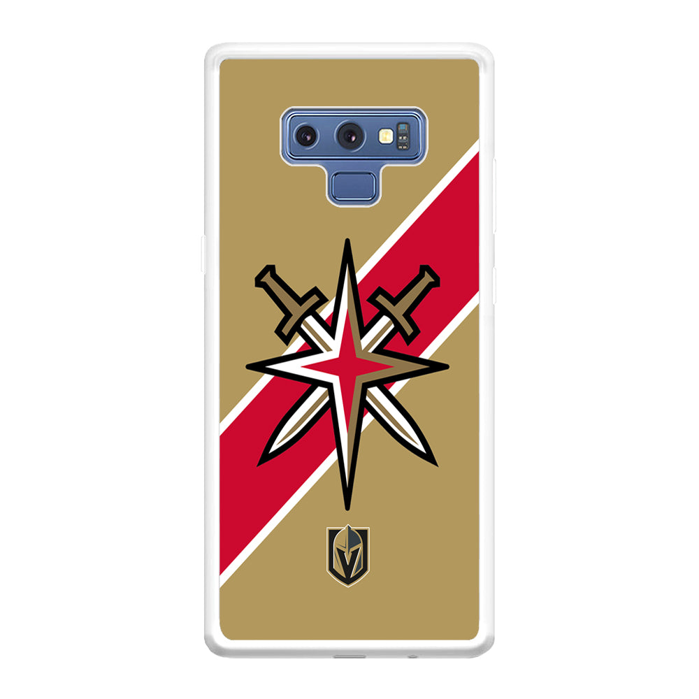 Vegas Golden Knights Red Stripe Samsung Galaxy Note 9 Case