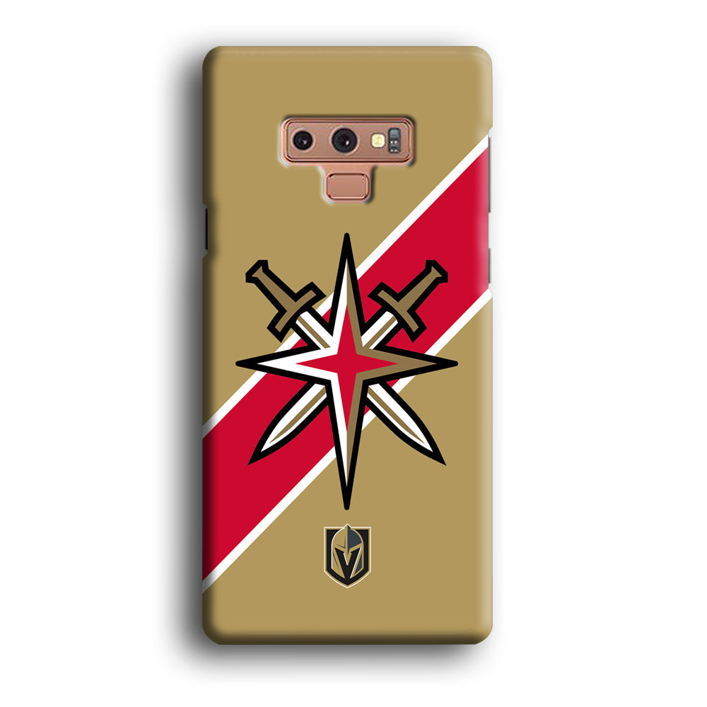 Vegas Golden Knights Red Stripe Samsung Galaxy Note 9 Case