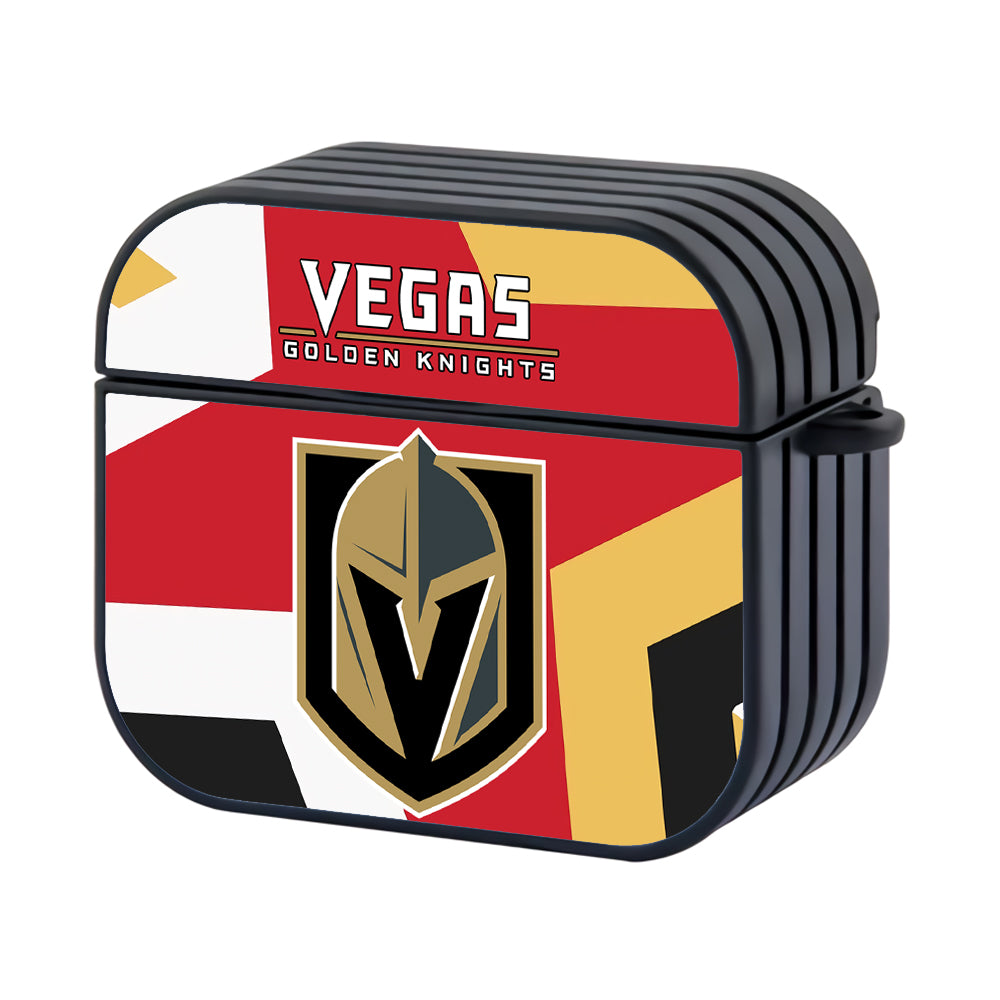 Vegas Golden Knights Team Hard Plastic Case Cover For Apple Airpods 3