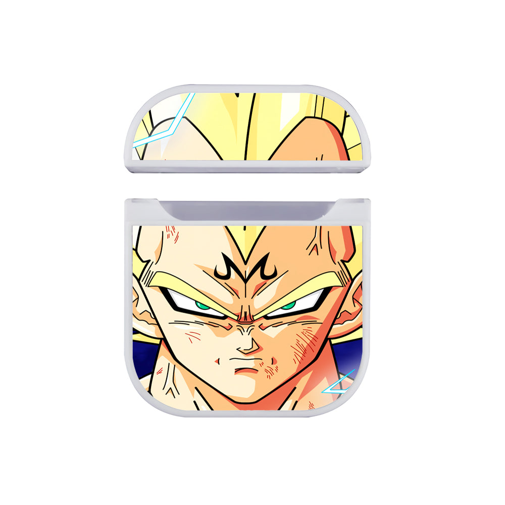 Vegeta Angry Face Hard Plastic Case Cover For Apple Airpods