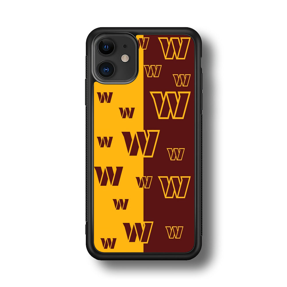 Washington Commanders Two Side Colours iPhone 11 Case