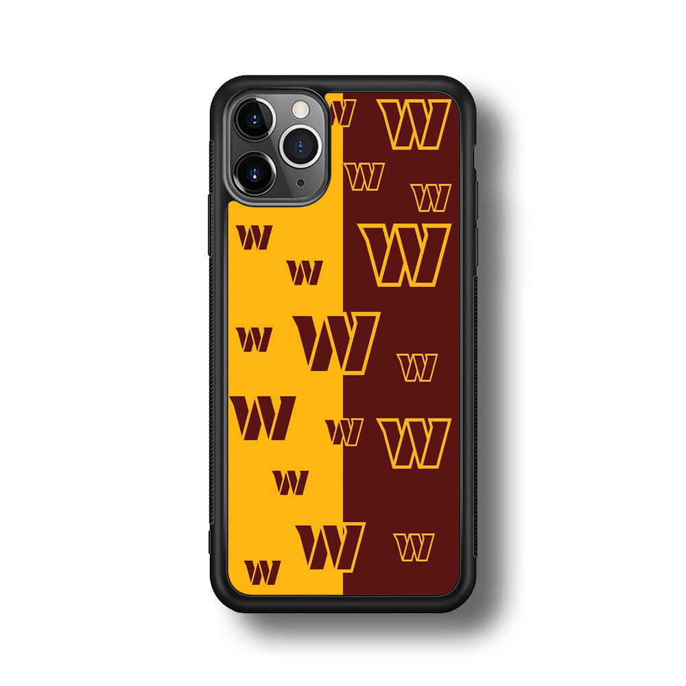 Washington Commanders Two Side Colours iPhone 11 Pro Case