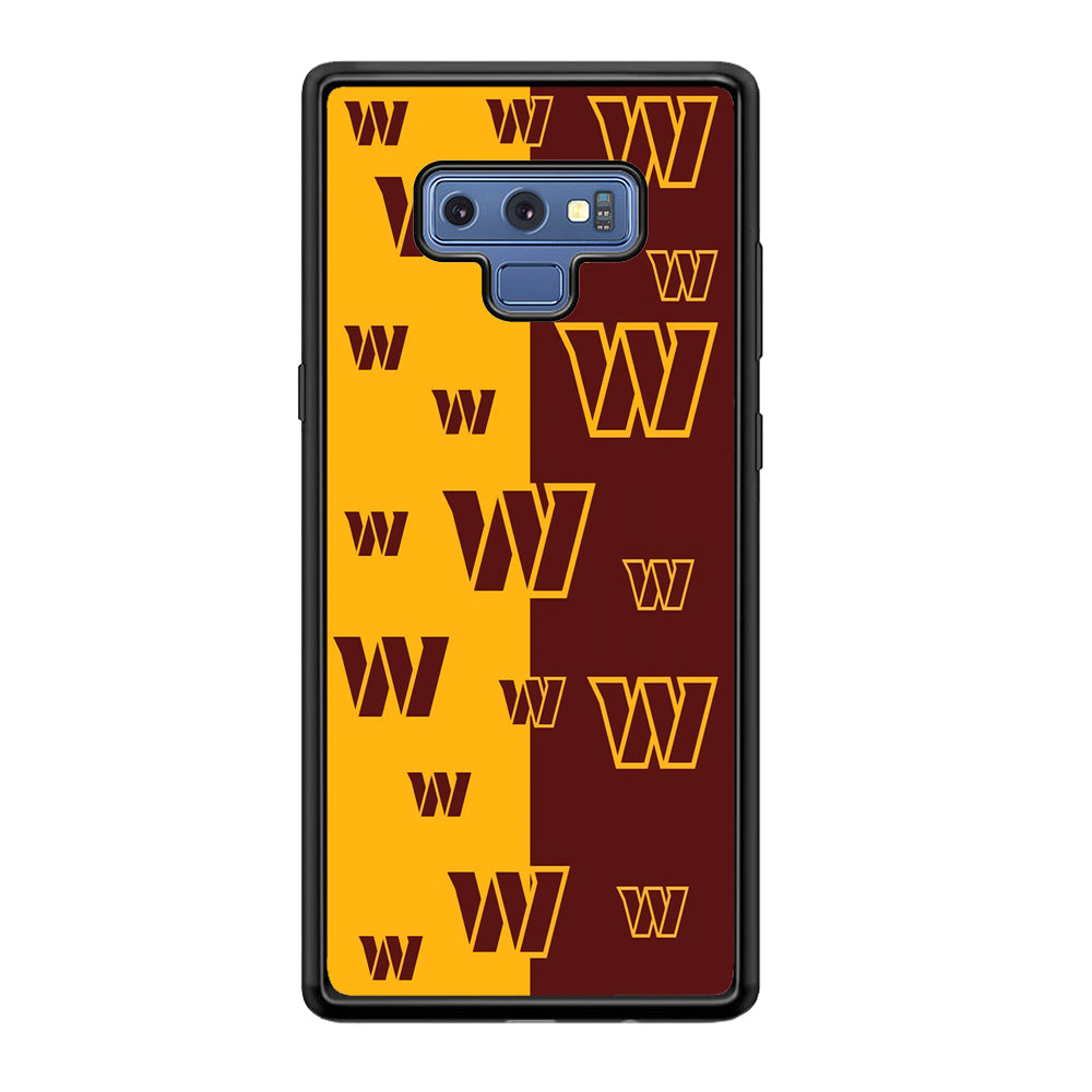 Washington Commanders Two Side Colours Samsung Galaxy Note 9 Case