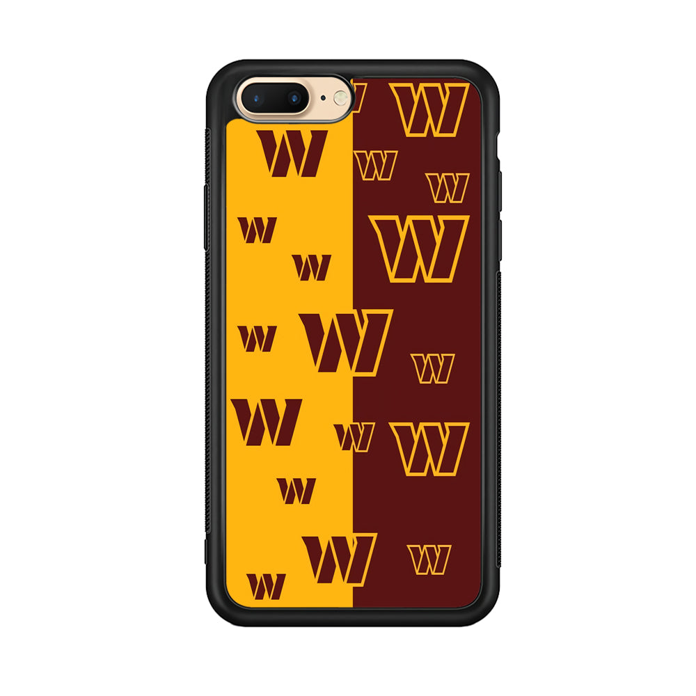 Washington Commanders Two Side Colours iPhone 8 Plus Case