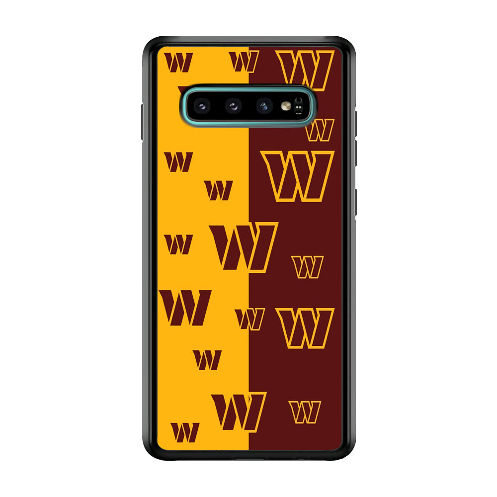 Washington Commanders Two Side Colours Samsung Galaxy S10 Case