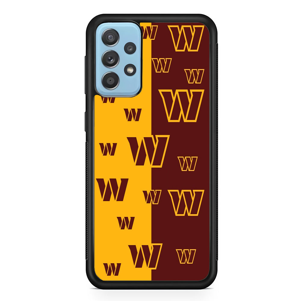 Washington Commanders Two Side Colours Samsung Galaxy A52 Case
