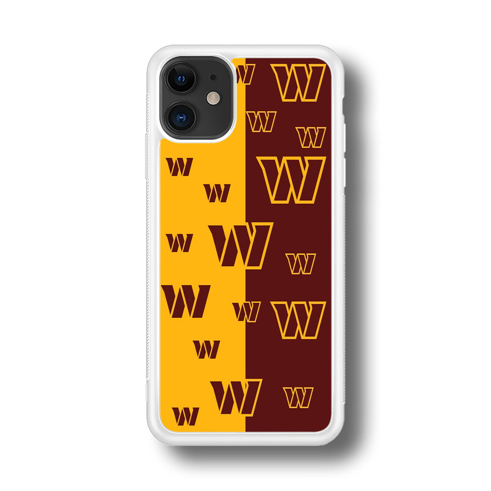 Washington Commanders Two Side Colours iPhone 11 Case