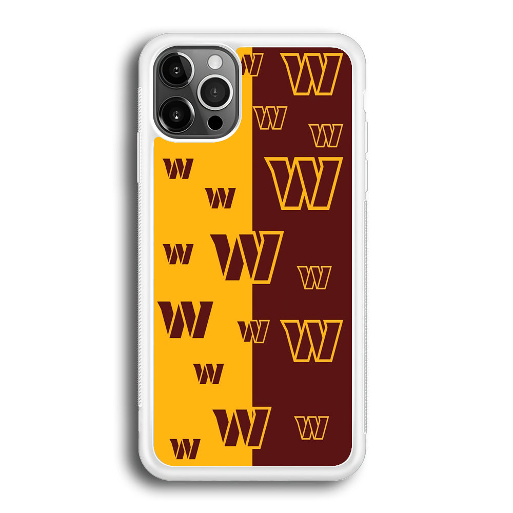 Washington Commanders Two Side Colours iPhone 12 Pro Max Case