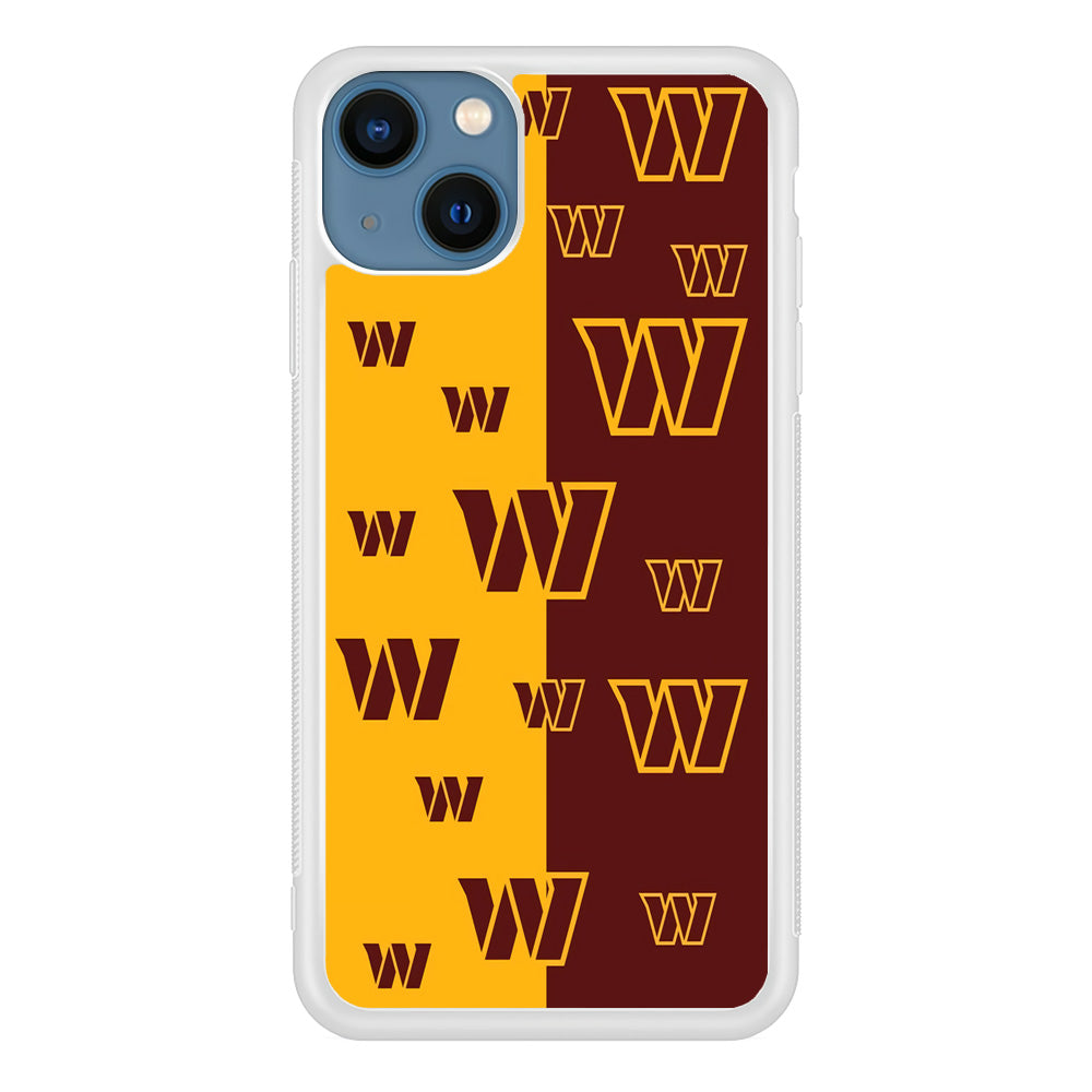 Washington Commanders Two Side Colours iPhone 13 Case