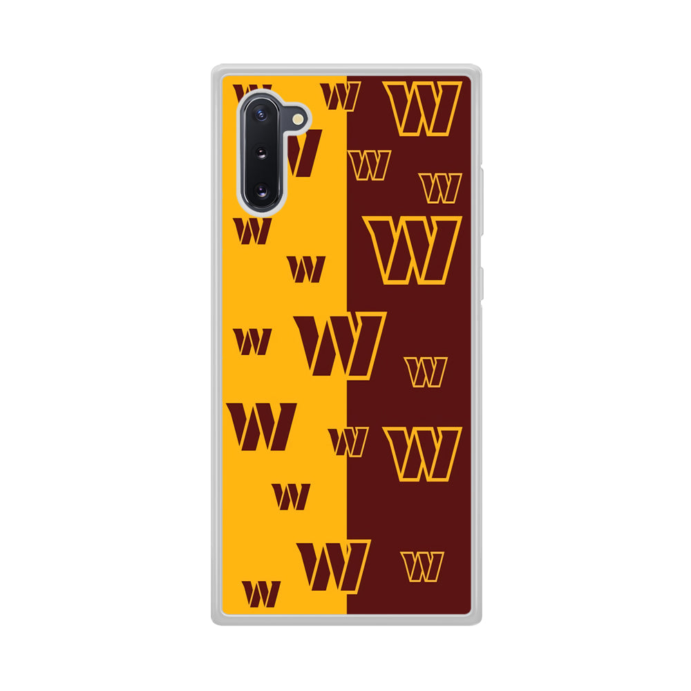 Washington Commanders Two Side Colours Samsung Galaxy Note 10 Case