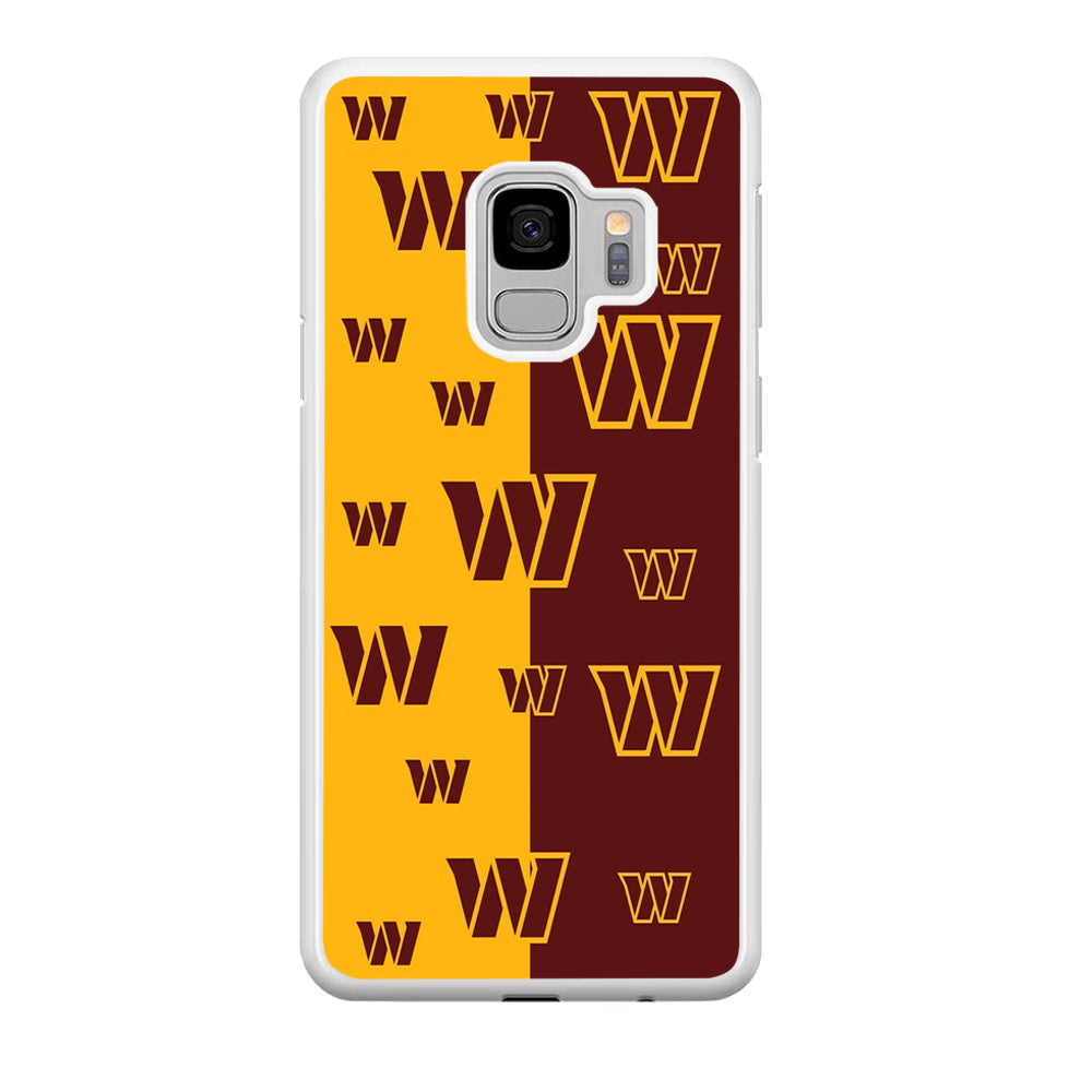 Washington Commanders Two Side Colours Samsung Galaxy S9 Case