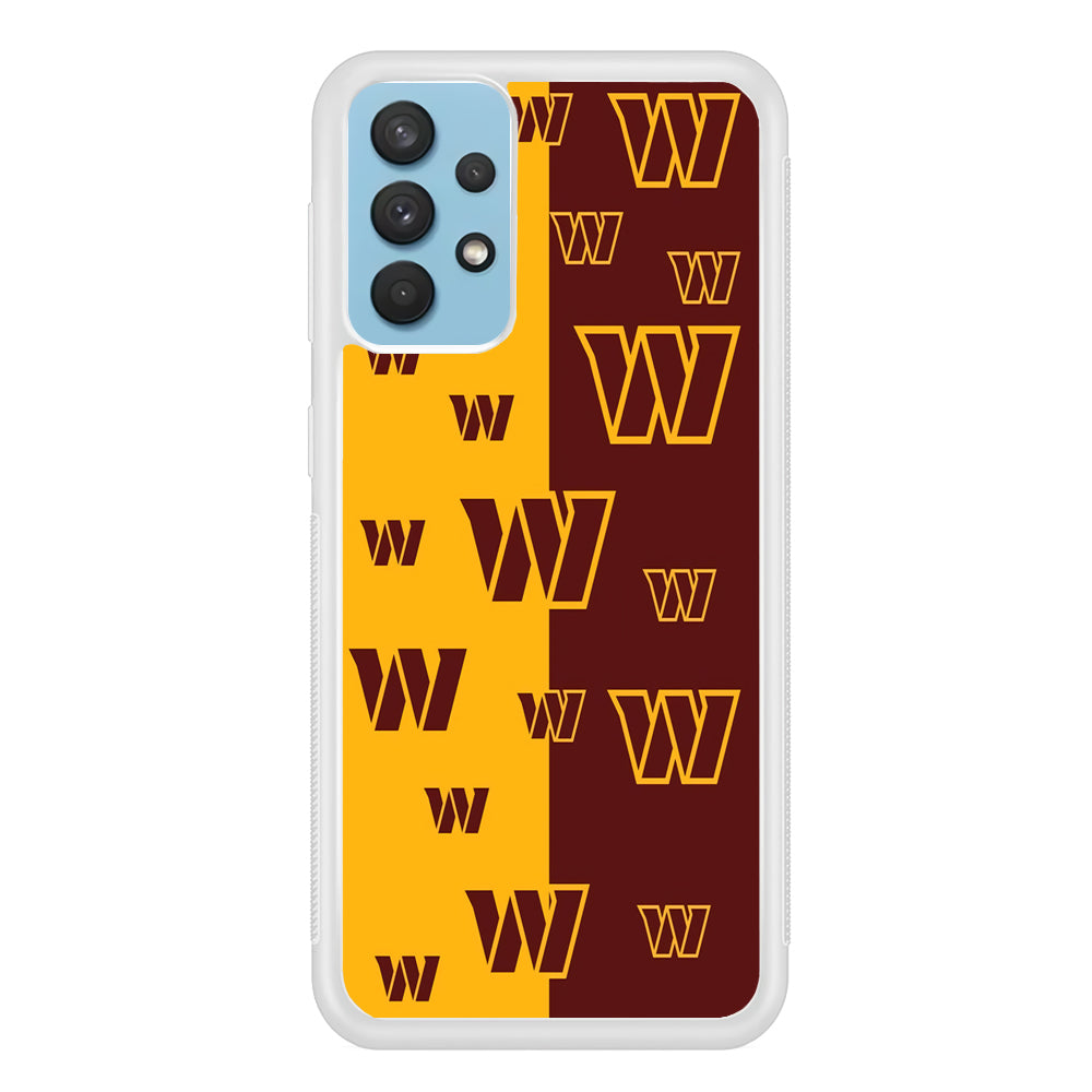 Washington Commanders Two Side Colours Samsung Galaxy A32 Case