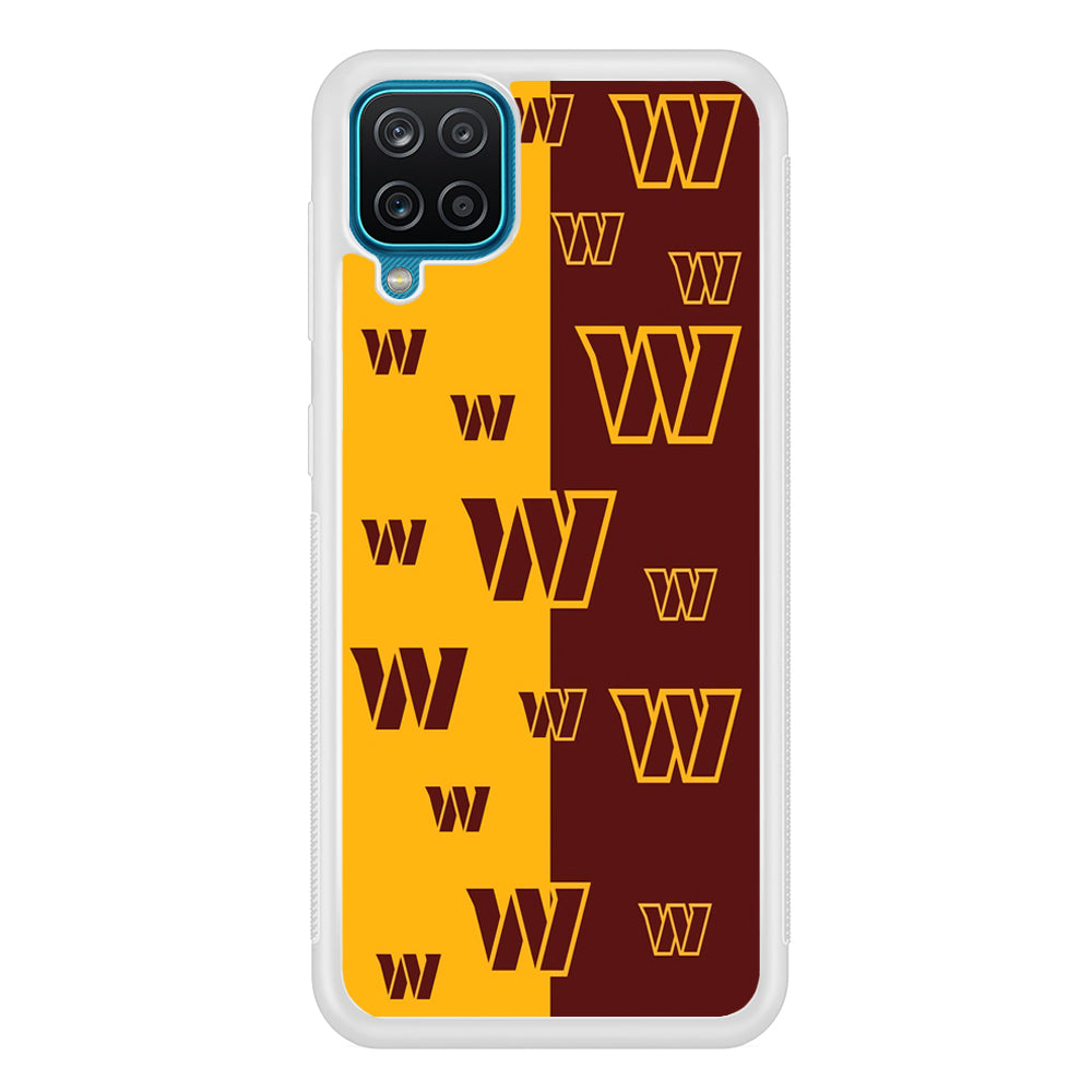 Washington Commanders Two Side Colours Samsung Galaxy A12 Case